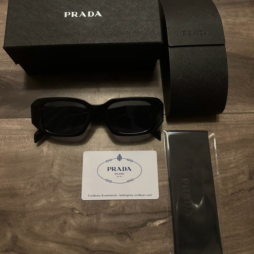 Prada Elegant Black Sunglasses